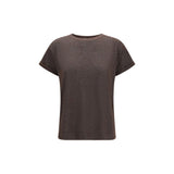 Brunello Cucinelli Brown Nylon T-Shirt
