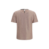 Brunello Cucinelli Orange Linen T-Shirt