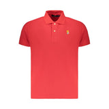 Marina Militare Rosso Cotton Men's Polo