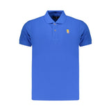 Marina Militare Blue Cotton Men Polo
