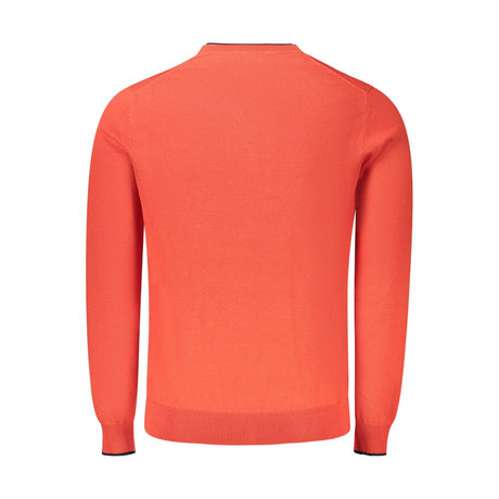 North Sails Red Cotton Men Sweater