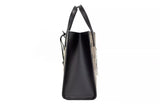 Marc Jacobs Mini Grind Signet Printed Leather Crossbody Tote Handbag Purse