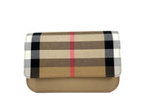 Burberry Small Leather Madison Crossbody Check Bag