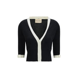 Valentino Black Cotton Cardigan