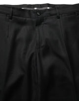 Dolce & Gabbana Black Wool Slim Fit Formal 2 Piece Men Suit