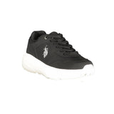U.S. POLO ASSN. Black Polyurethane Women's Sneaker
