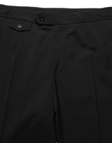 Dolce & Gabbana Black Tapered Leg Men Dress Trouser Pants