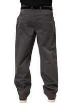 Dolce & Gabbana Dark Gray MidWaist Straight Men Trouser Pants