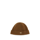 Valentino Garavani Brown Cashmere Beanie