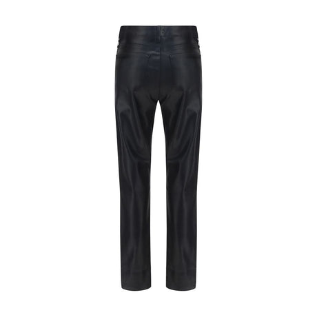 L'Agence Black Leather Pants