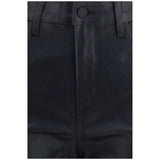 L'Agence Black Leather Pants