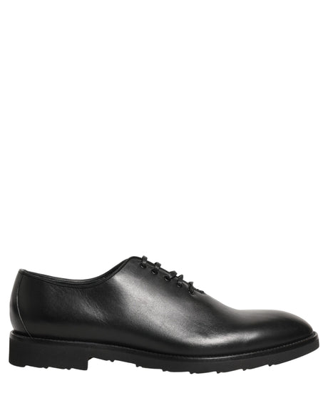 Dolce & Gabbana Black Leather Men Oxford Dress Formal Shoes