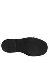 Dolce & Gabbana Brown Leather Slip On Flat Sandals Men Shoes
