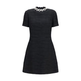 Valentino Black Cotton Casual Dress