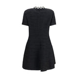 Valentino Black Cotton Casual Dress