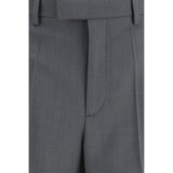 Valentino Gray Wool Oves Aries Dress Pants
