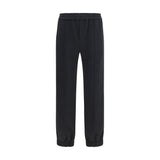 Valentino Black Cotton Joggers (Workout Pants)