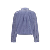 Miu Miu Blue Cotton Dress Shirt
