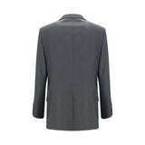 Valentino Gray Wool Oves Aries Jacket