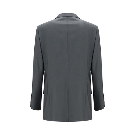 Valentino Gray Wool Oves Aries Jacket