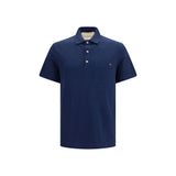 Valentino Blue Cotton Polo Shirt