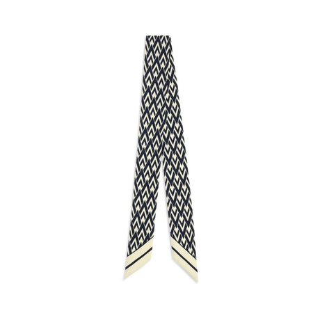 Valentino Garavani Blue Silk Scarf