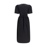 Ganni Black Cotton Casual Dress