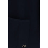 Valentino Blue Wool Oves Aries Cardigan