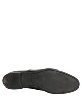 Dolce & Gabbana Black Leather Men Derby Dress Formal Shoes