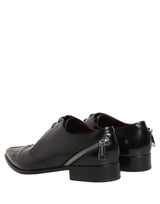 Dolce & Gabbana Black Leather Men Derby Dress Formal Shoes