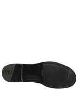Dolce & Gabbana Black Leather Lace Up Derby Dress Men Shoes