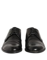 Dolce & Gabbana Dress Black Leather Lace Up Derby Shoes