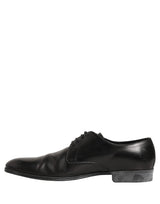 Dolce & Gabbana Dress Black Leather Lace Up Derby Shoes
