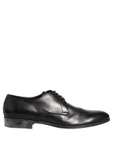 Dolce & Gabbana Dress Black Leather Lace Up Derby Shoes