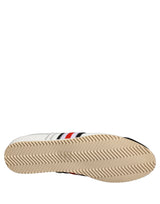 Dolce & Gabbana Black White Leather Suede Low Top Sneakers Shoes