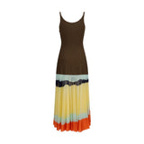Fendi Multicolor Viscose Casual Dress