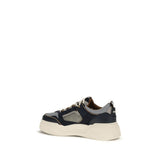 Fendi Multicolor Calf Leather Bos Taurus Athletic Sneakers
