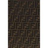 Fendi Brown Fabric Shoulder Bag