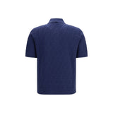Fendi Blue Cotton Polo Shirt