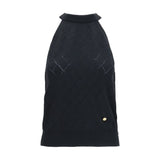 Balmain Black Wool Oves Aries Sleeveles T-Shirt