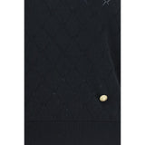 Balmain Black Wool Oves Aries Sleeveles T-Shirt