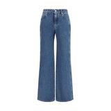 Balmain Blue Cotton Jeans Denim