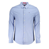 Tommy Hilfiger Azure Cotton Men's Shirt