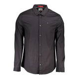 Tommy Hilfiger Black Cotton Men's Shirt