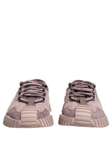 Dolce & Gabbana Pink Lace NS1 Low Top Sneaker Sports Shoes