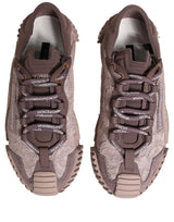 Dolce & Gabbana Pink Lace NS1 Low Top Sneaker Sports Shoes