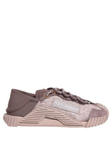 Dolce & Gabbana Pink Lace NS1 Low Top Sneaker Sports Shoes