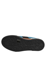 Dolce & Gabbana Multicolor Leather MIAMI Low Top Men Sneakers Shoes