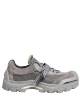 Dolce & Gabbana Gray Airmaster Panelled Low Top Men Sneakers Shoes