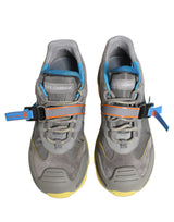 Dolce & Gabbana Gray Airmaster Panelled Low Top Men Sneakers Shoes